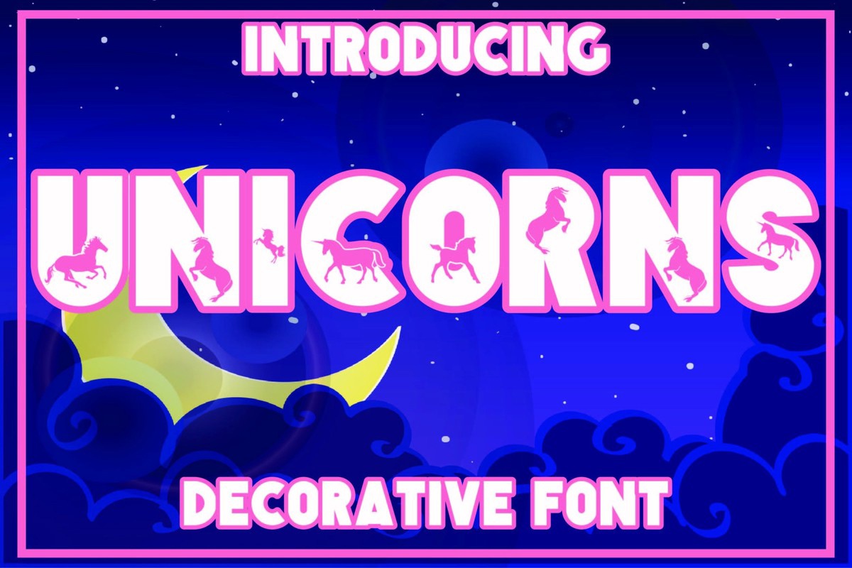 Schriftart Unicorns