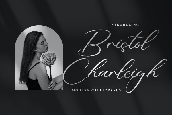 Schriftart Bristol Charleigh