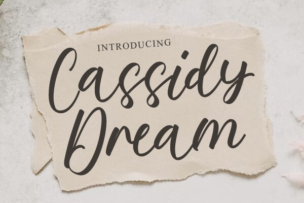 Schriftart Cassidy Dream