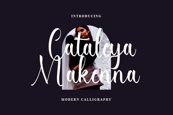 Schriftart Cataleya Makenna