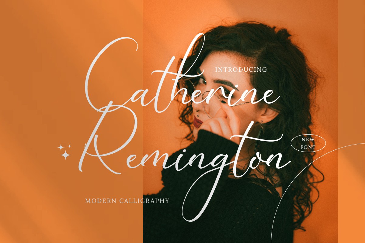 Schriftart Catherine Remington