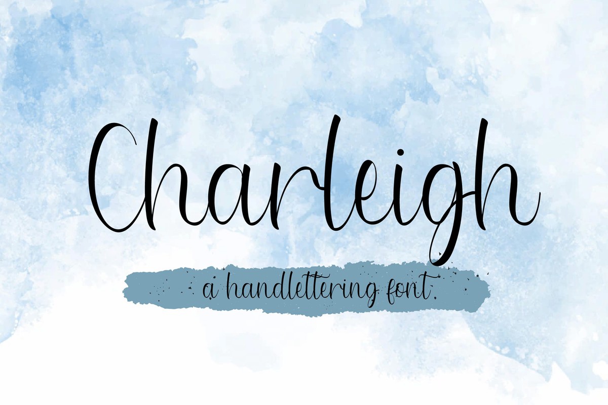 Schriftart Charleigh