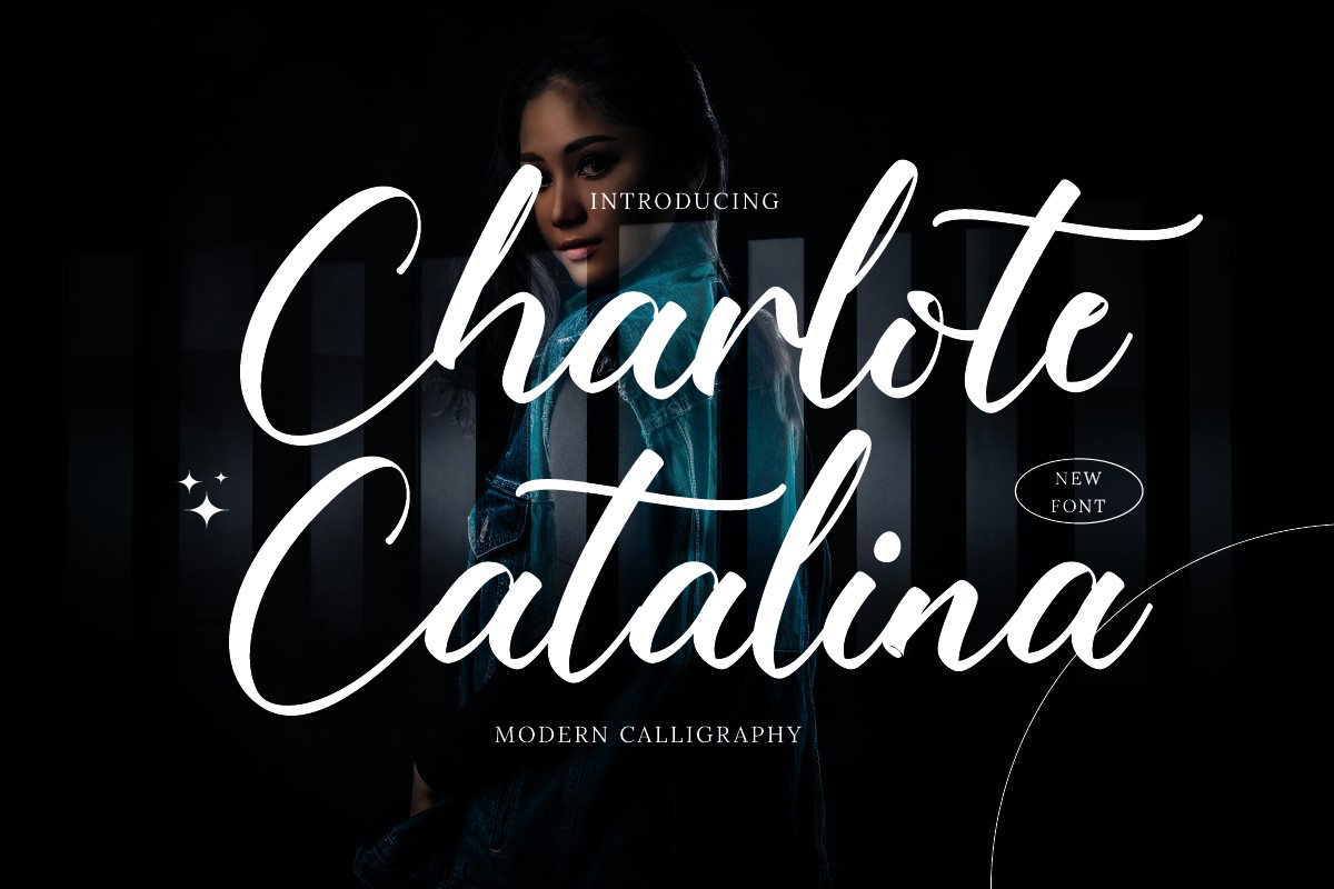 Schriftart Charlote Catalina