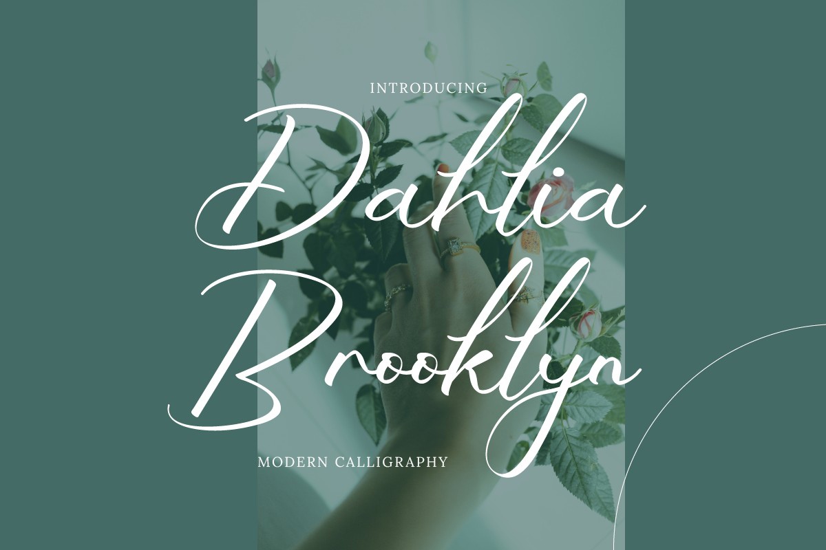 Schriftart Dahlia Brooklyn