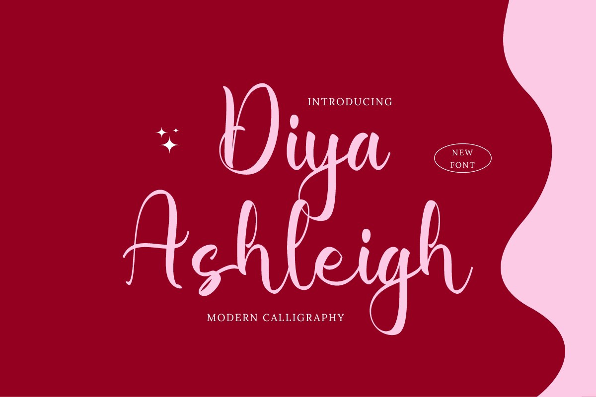 Schriftart Diya Ashleigh