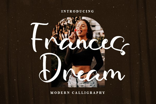 Schriftart Frances Dream