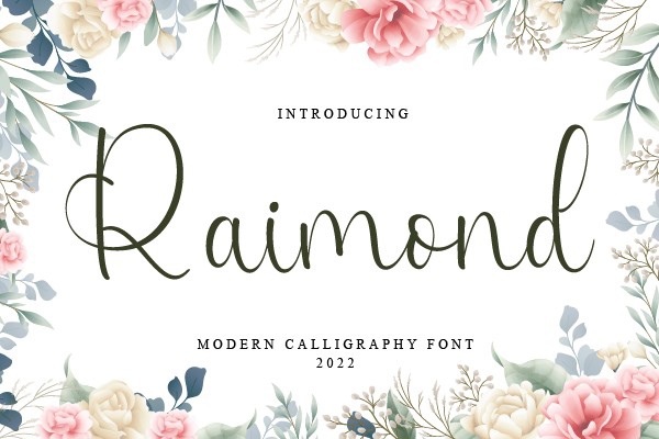 Schriftart Raimond