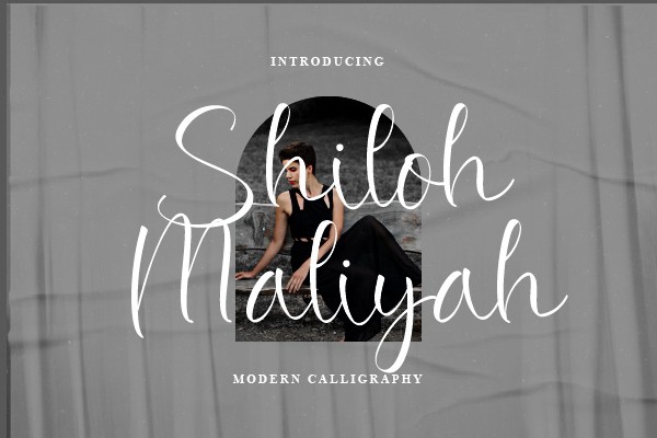 Schriftart Shiloh Maliyah