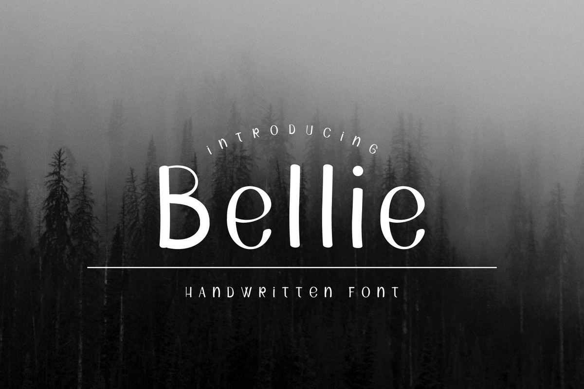 Schriftart Bellie