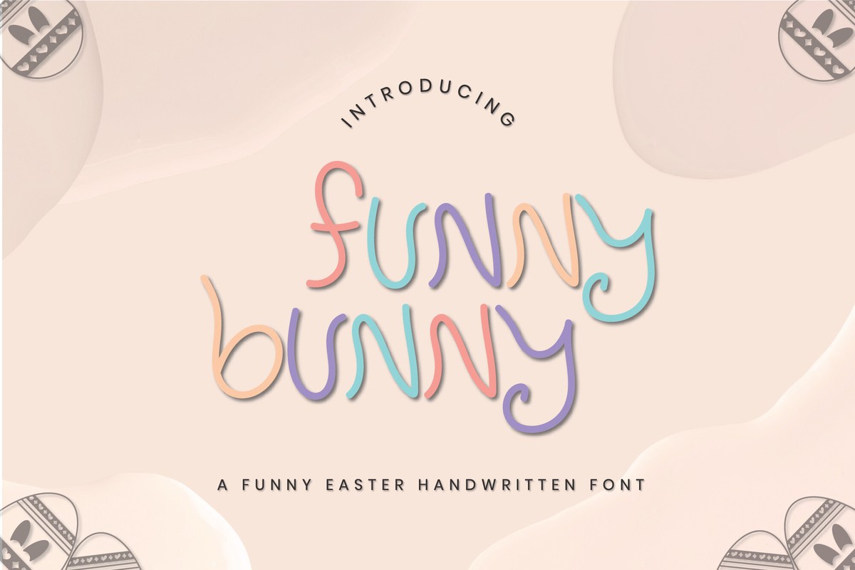 Schriftart Funny Bunny