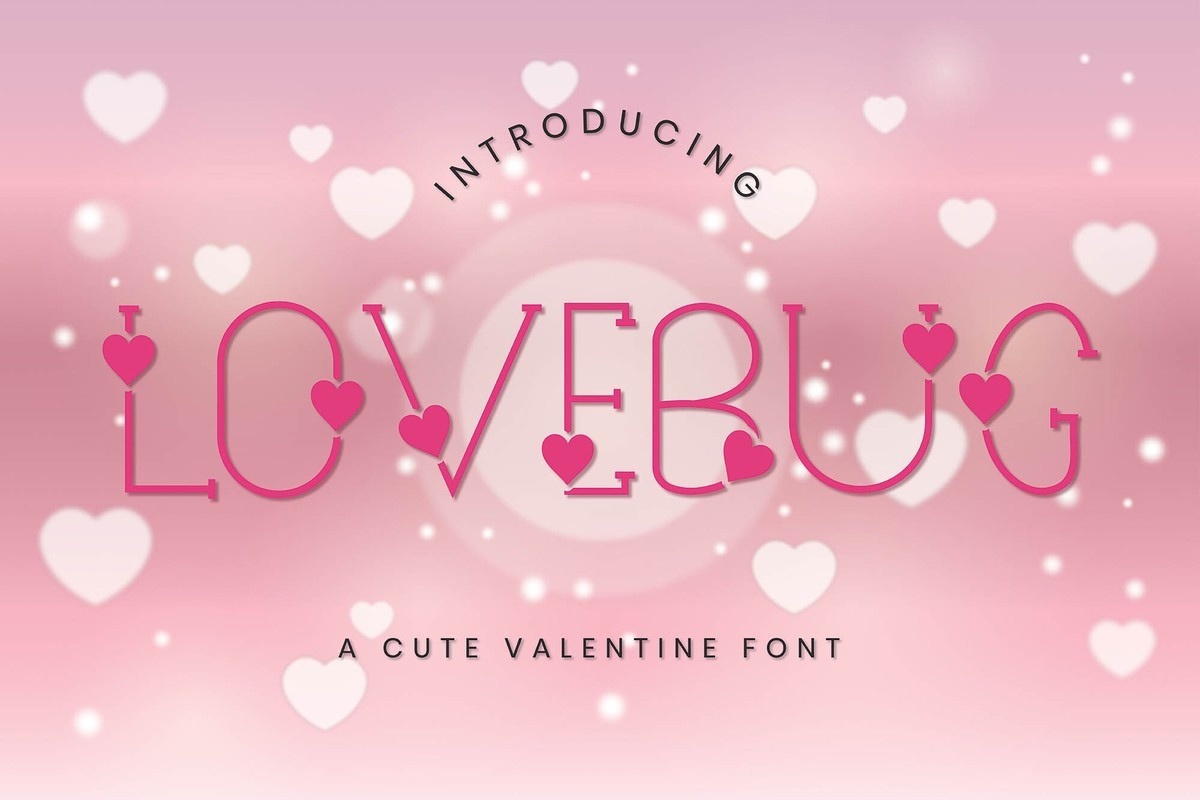 Schriftart Lovebug