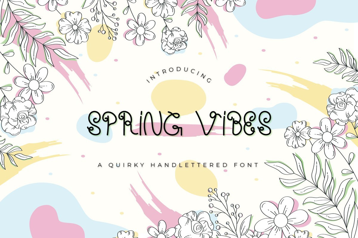 Schriftart Spring Vibes