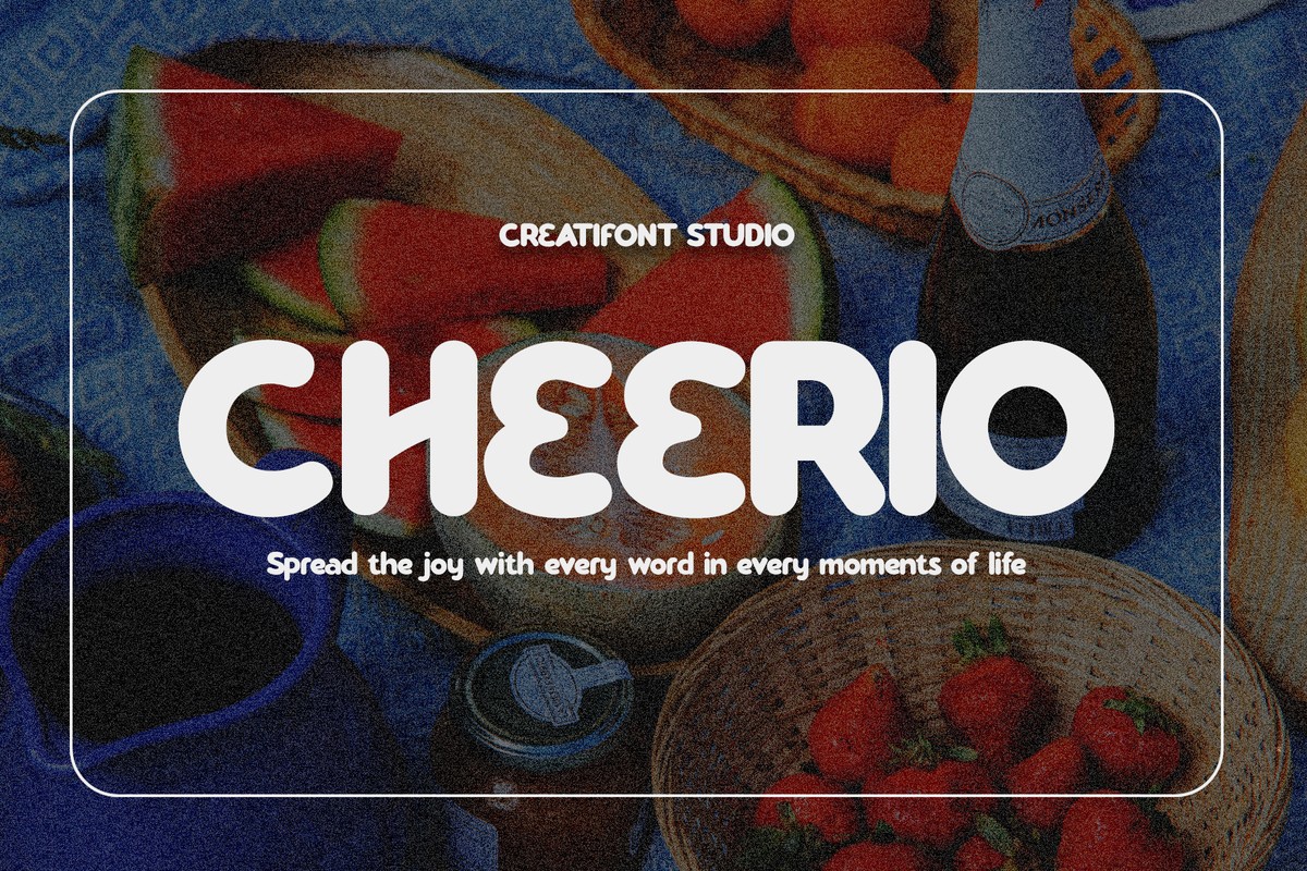 Schriftart CF Cheerio