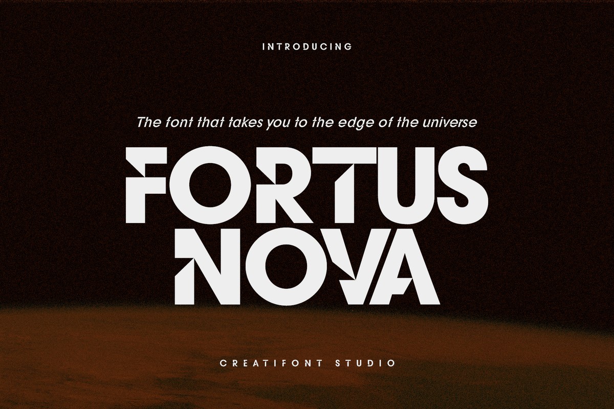 Schriftart CF Fortusnova