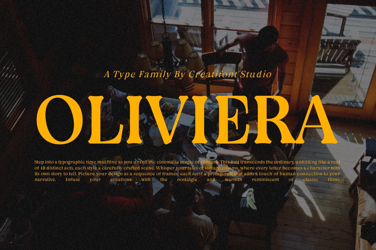 Schriftart CF Oliviera