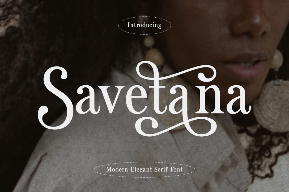 Schriftart CF Savetana