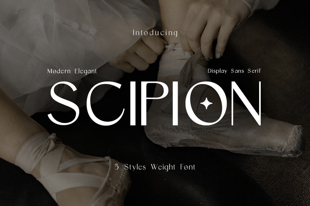 Schriftart CF Scipion