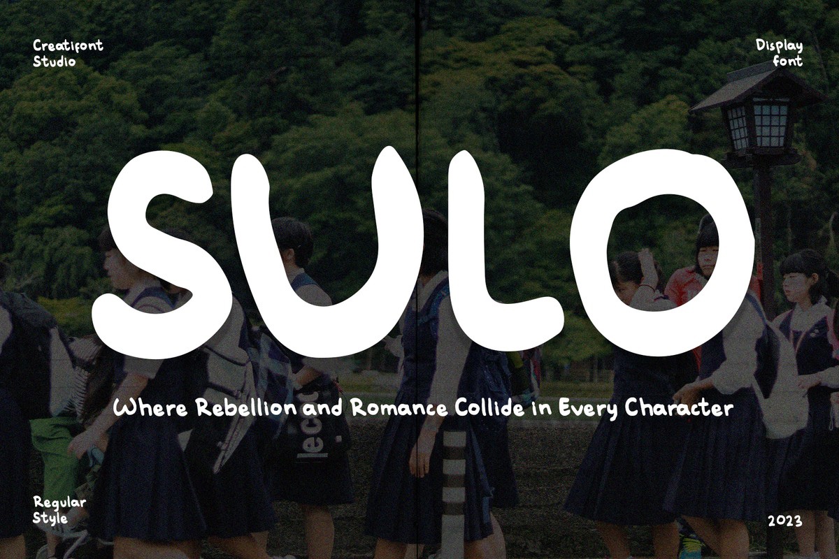 Schriftart CF Sulo