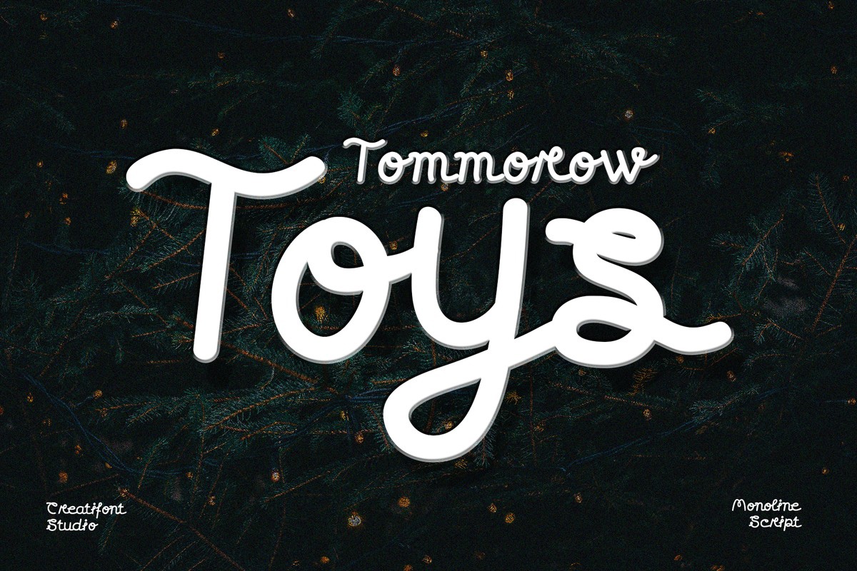 Schriftart CF Tomorrow Toys