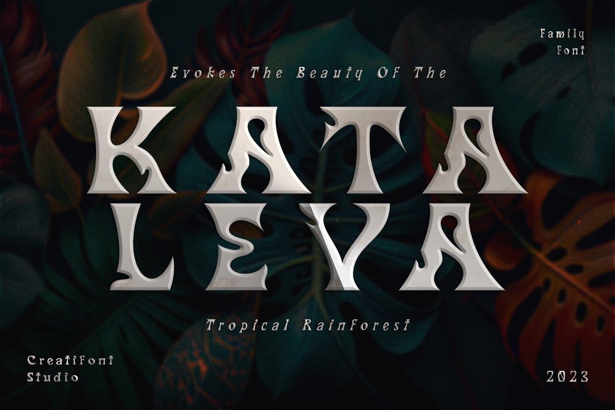 Schriftart Kataleya