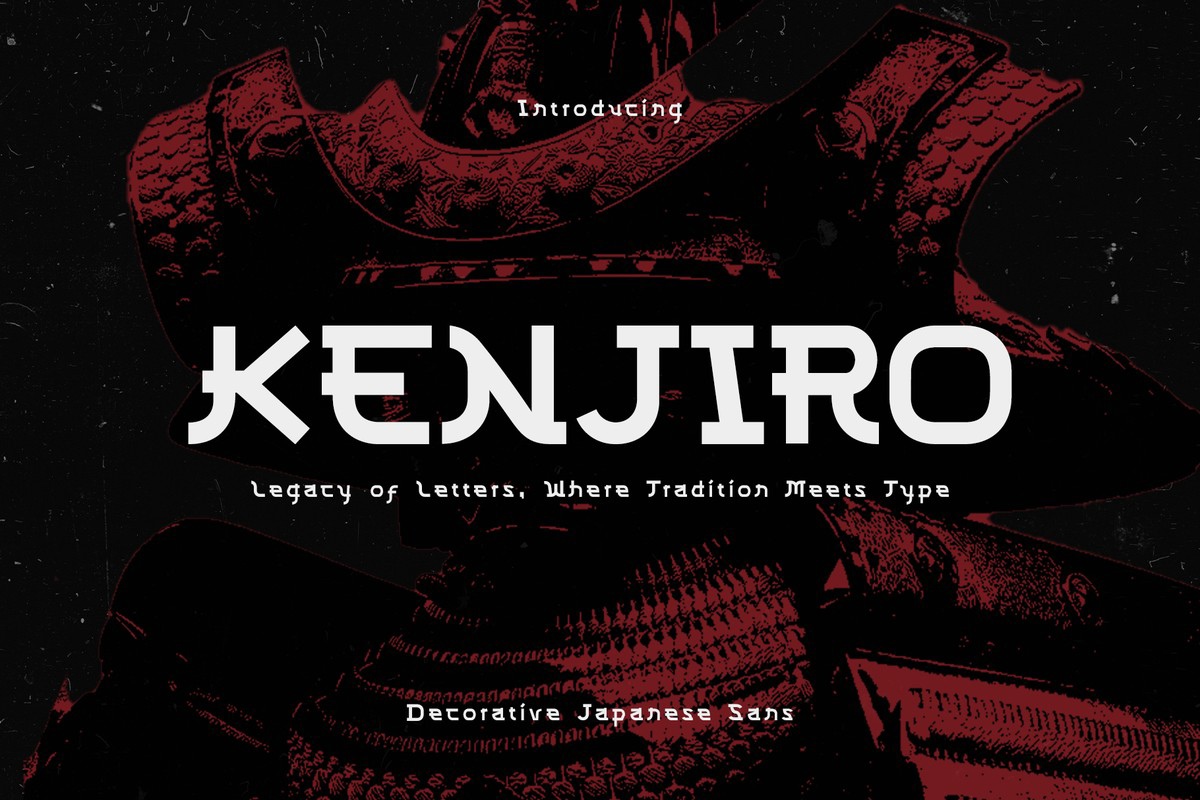 Schriftart Kenjiro