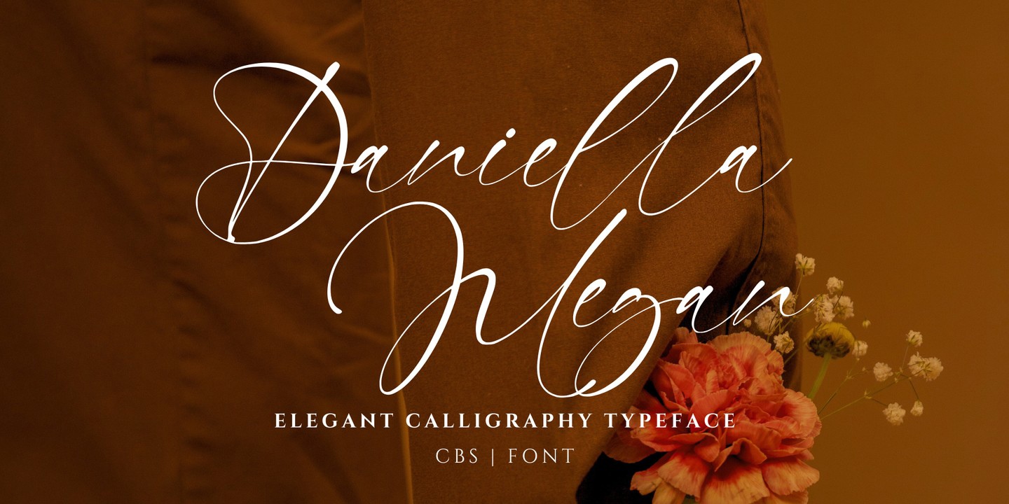 Schriftart Daniella Megan