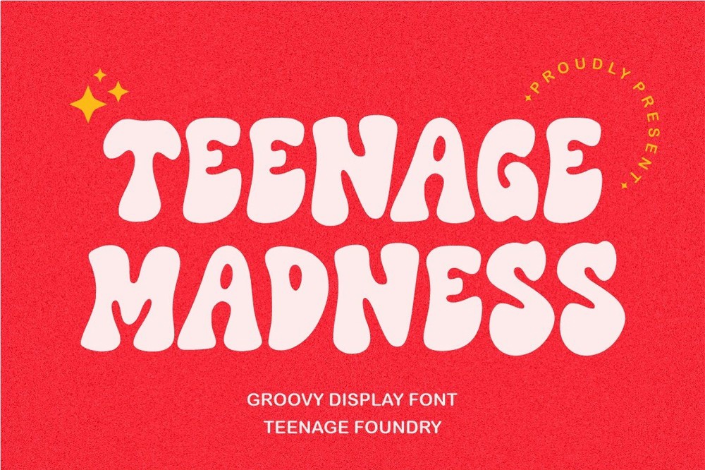 Schriftart Teenage Madness