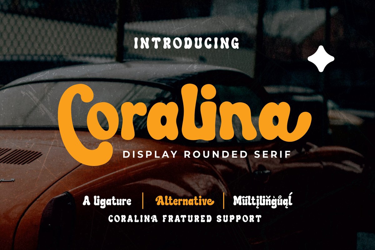 Schriftart Coralina