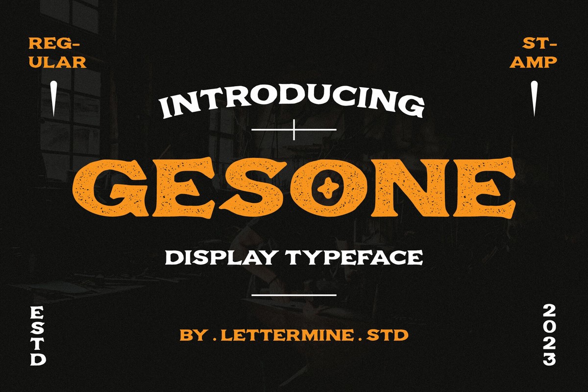 Schriftart Gesone