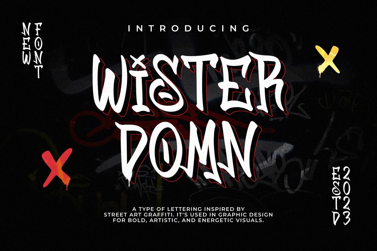 Schriftart Wister Domn