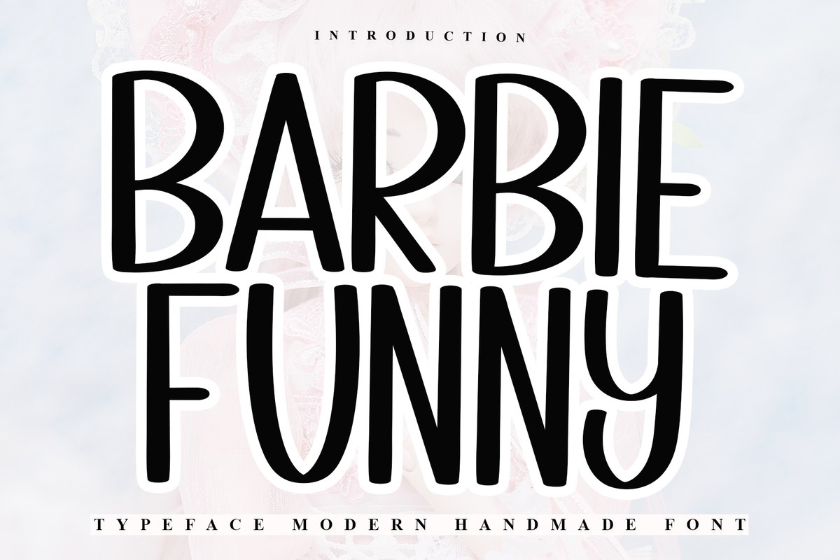 Schriftart Barbie Funny