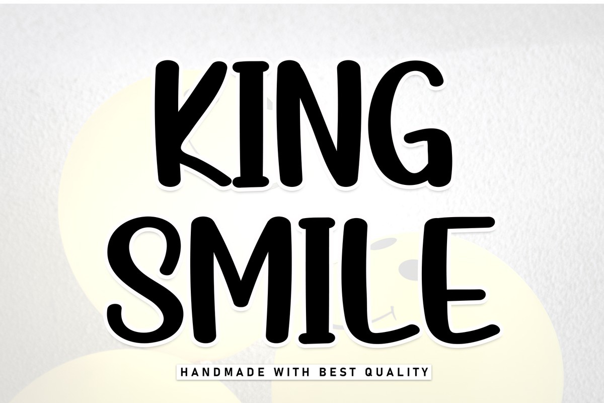 Schriftart King Smile