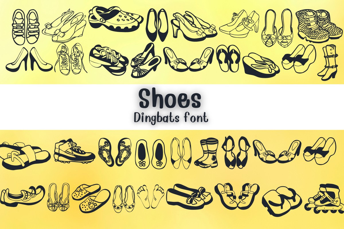 Schriftart Shoes