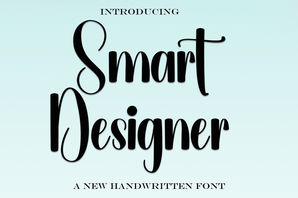 Schriftart Smart Designer