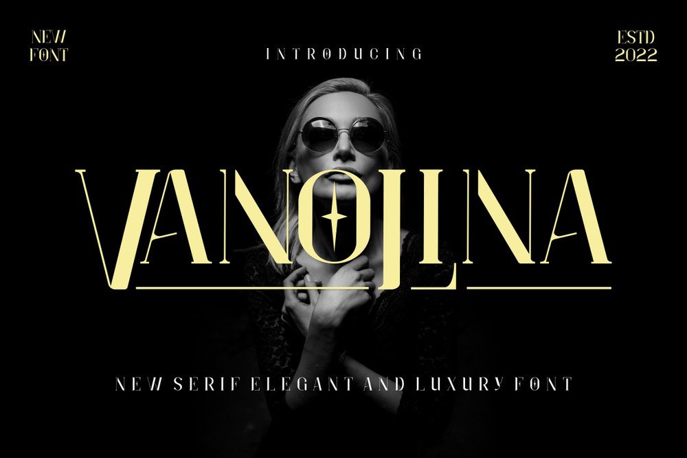 Schriftart Vanolina