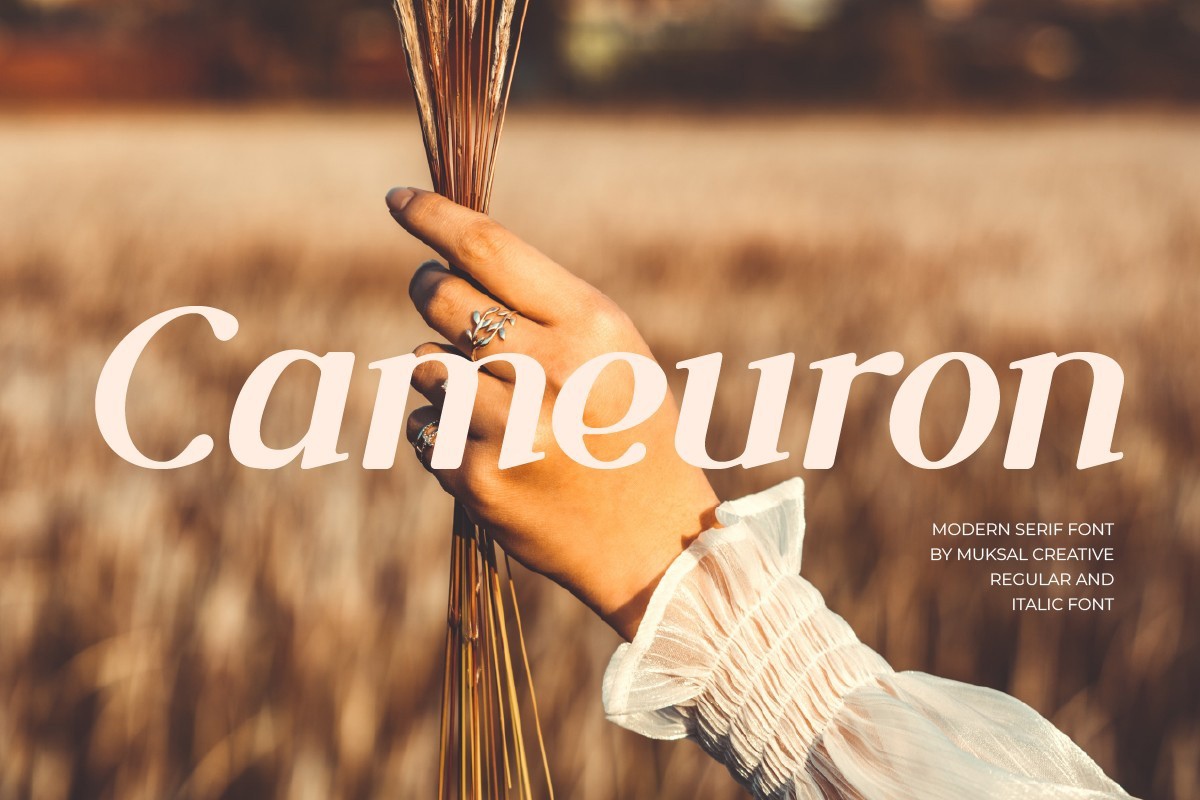 Schriftart Cameuron