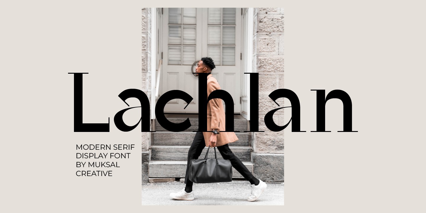 Schriftart Lachlan