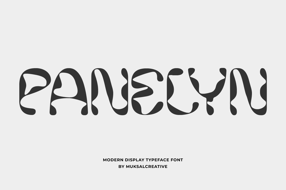 Schriftart Panelyn