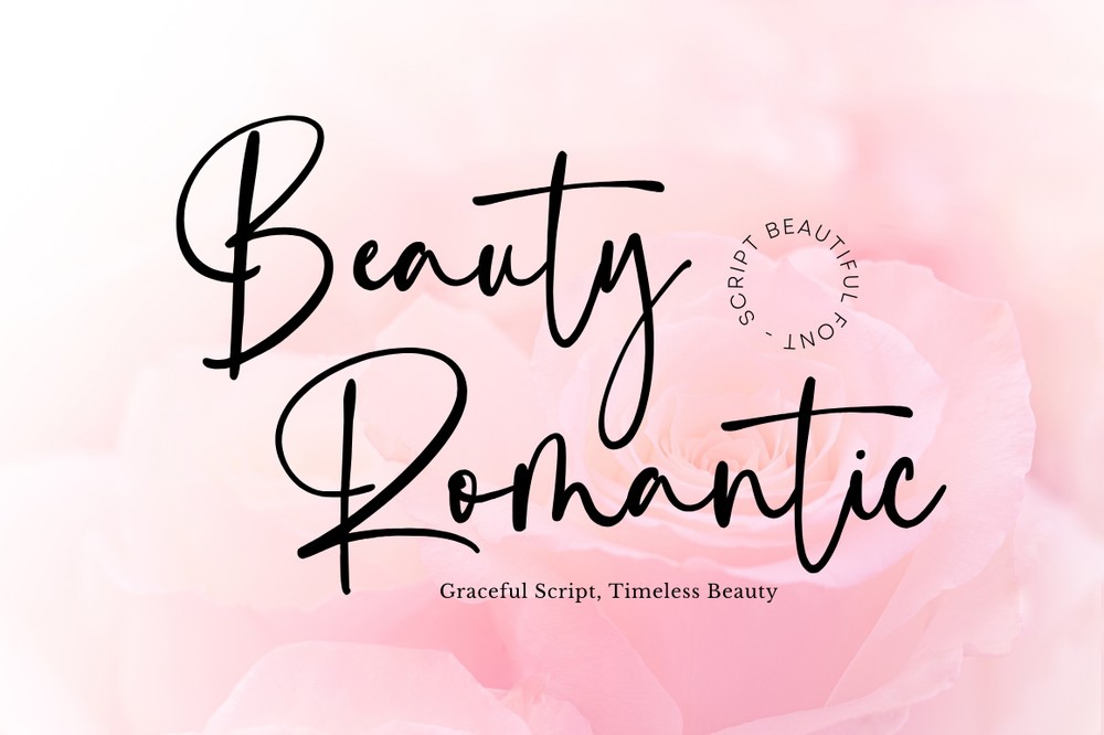 Schriftart Beauty Romantic