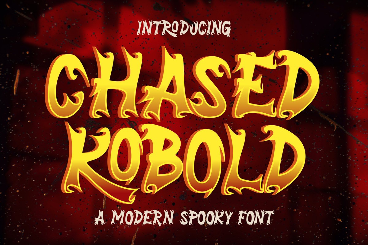 Schriftart Chased Kobold