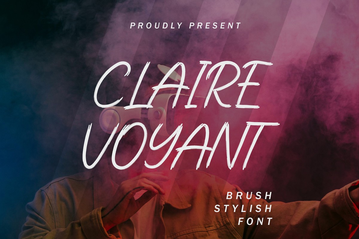 Schriftart Clairevoyant