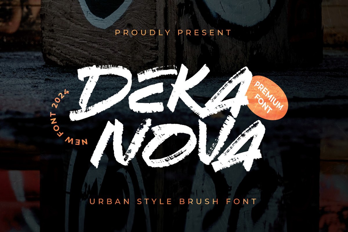 Schriftart Dekanova