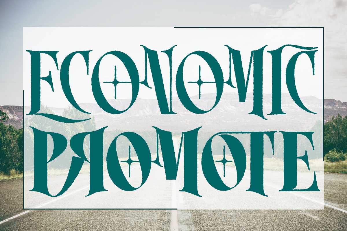 Schriftart Economic Promote