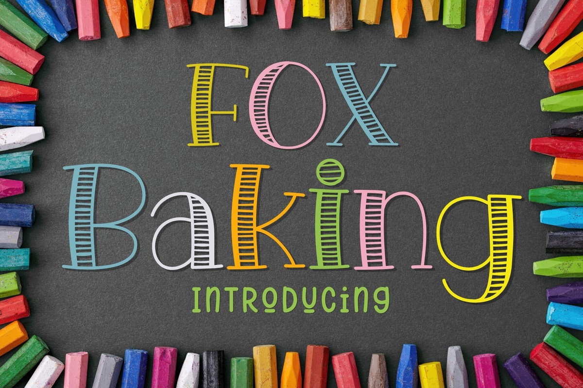 Schriftart Fox Baking