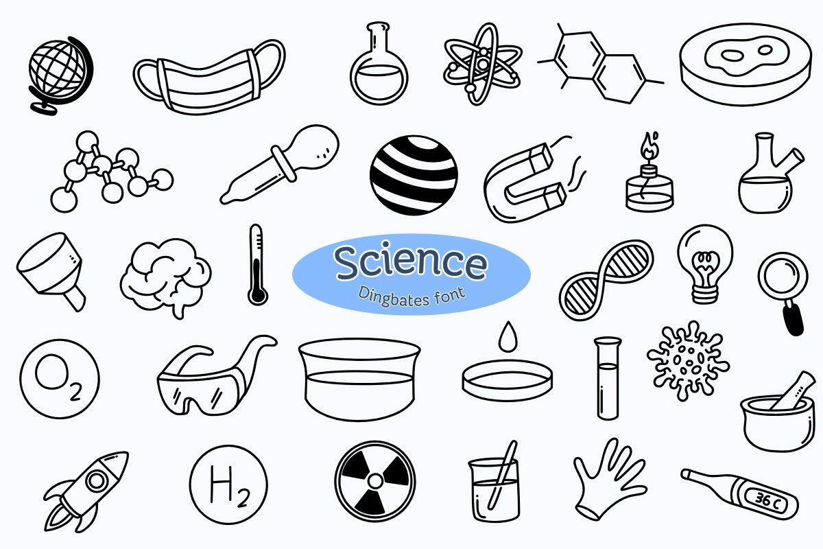 Schriftart Science