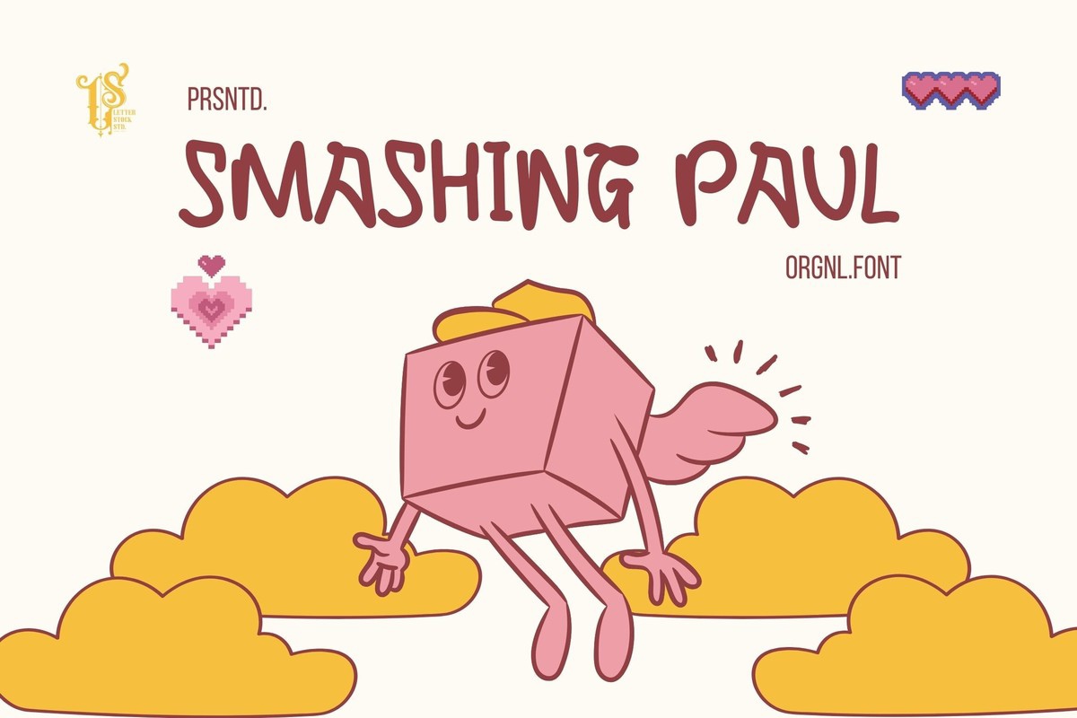 Schriftart Smashing Paul