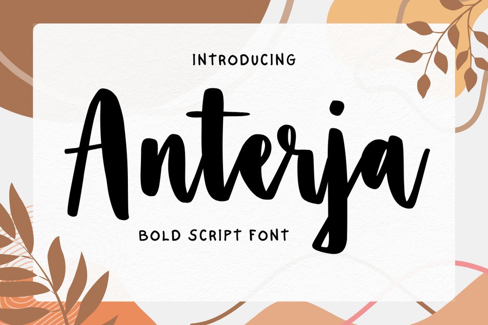 Schriftart Anterja