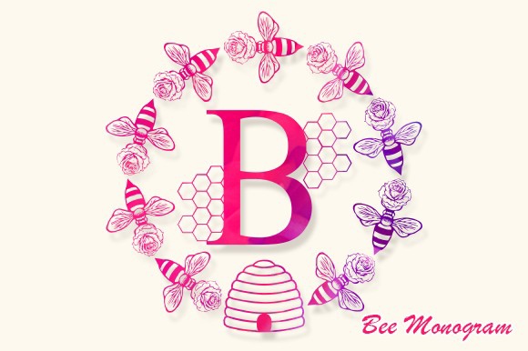 Bee Monogram