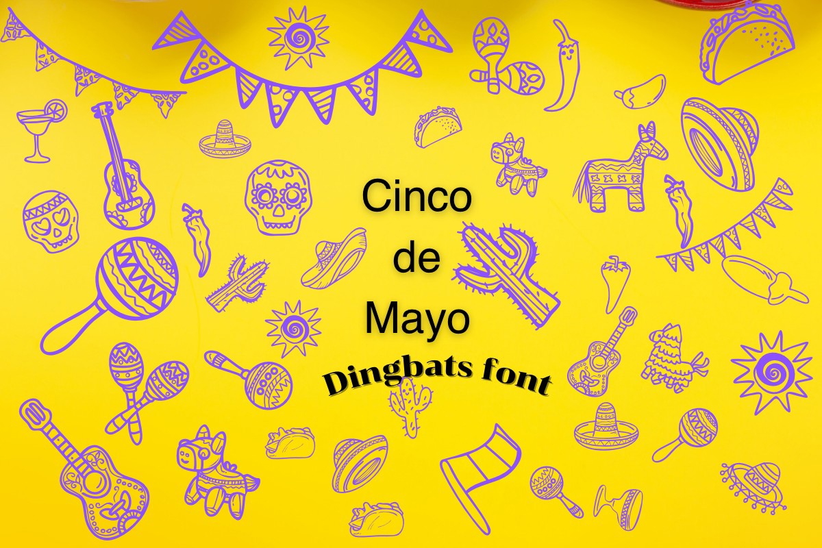 Schriftart Cinco De Mayo