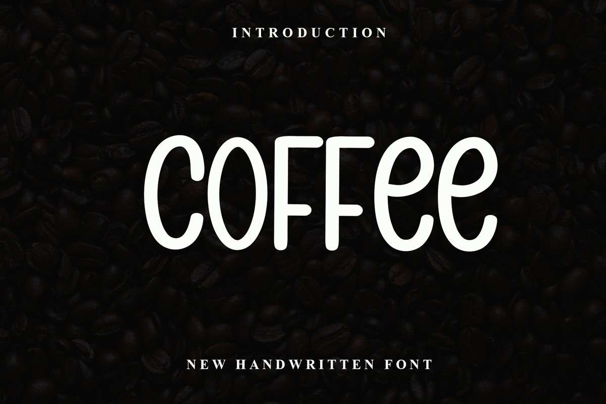 Schriftart Coffee